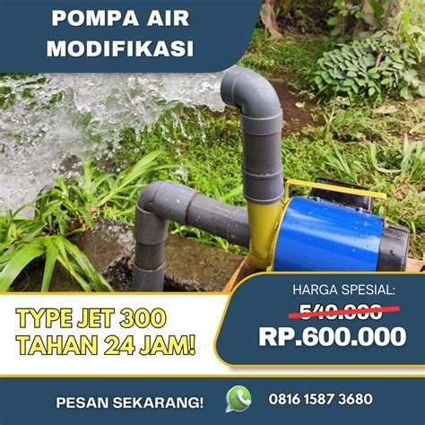 Membuat pompa air Untuk tambak Ikan Dengan Biaya Murah